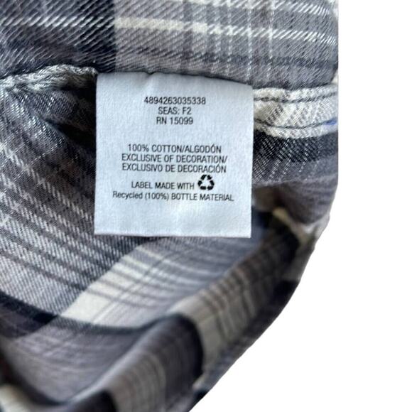 ROEBUCK & CO PLAID MEN'S FLANNEL SHIRT SIZE XL - Picture 8 of 8